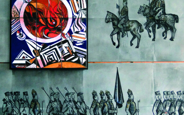 Metallgravur Bergparade Metallgravur Bergparade